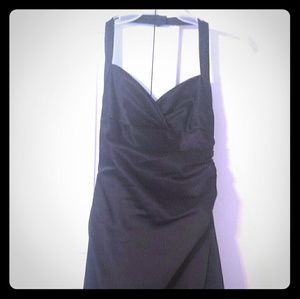 David's Bridal Black Bridesmaids Dress Size 8